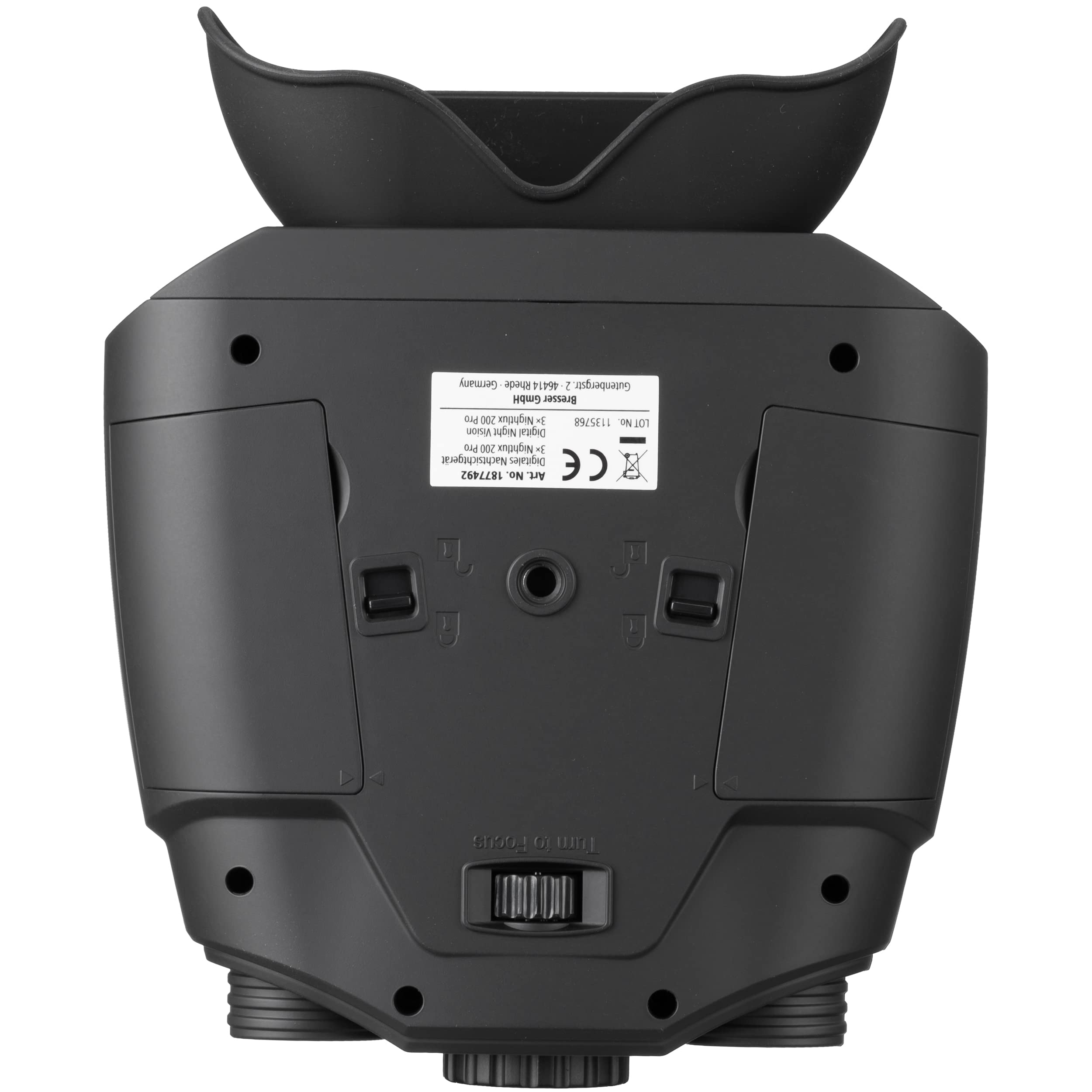 Bresser digitales Nachtsichtgerät Binokular 3X Nightlux 200 Pro mit digitalem Zoom, Infrarotbeleuchtung, Display, Foto- und Video-Funktion