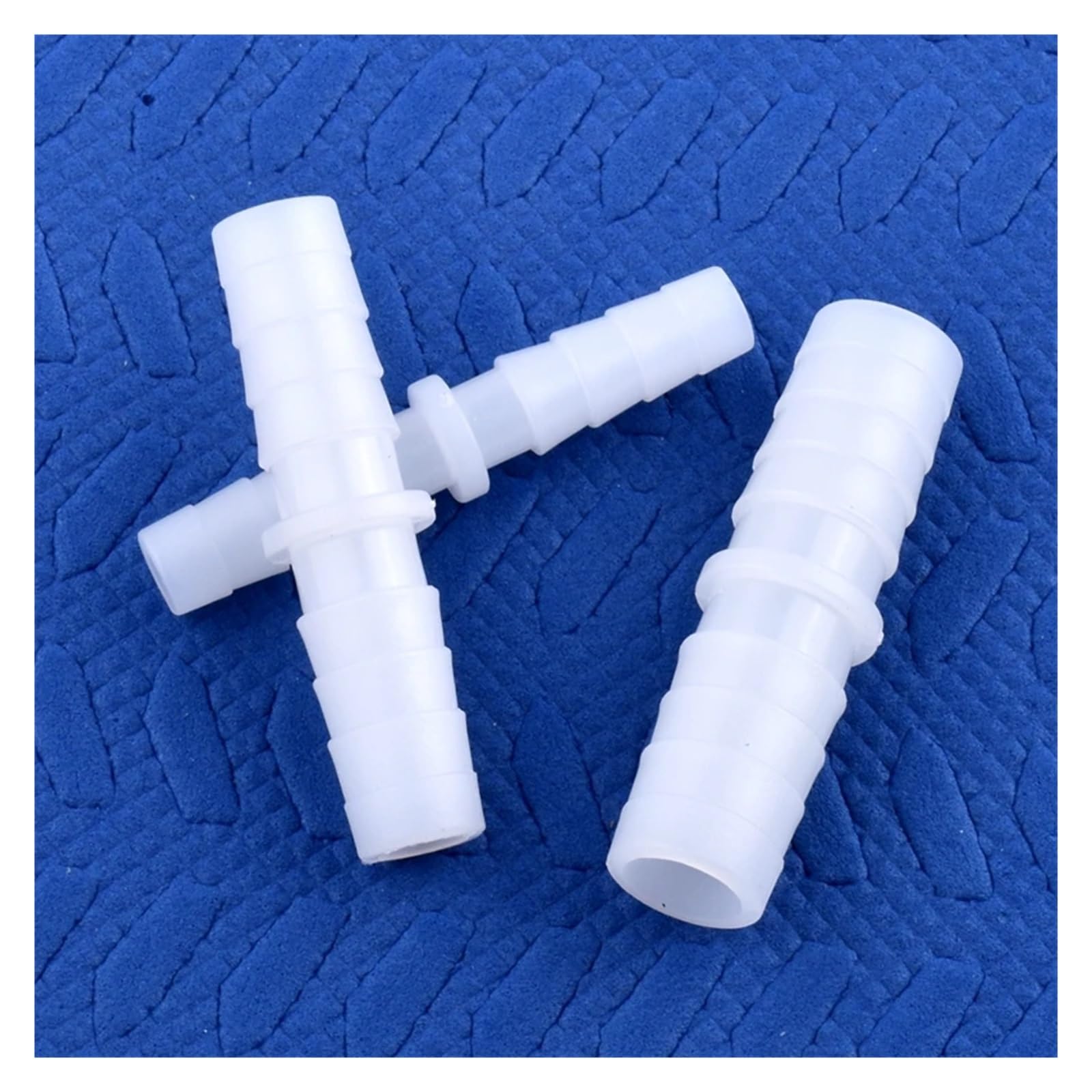 5~200 piezas de 4~14mm de plástico de igual diámetro conector directo acuario pecera bomba de aire manguera accesorios de tubería de agua(6-6mm PE,200 Pieces)