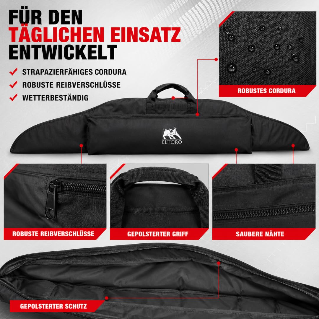 elToro Recurvebogentasche mit aufgesetzter Tasche in 3