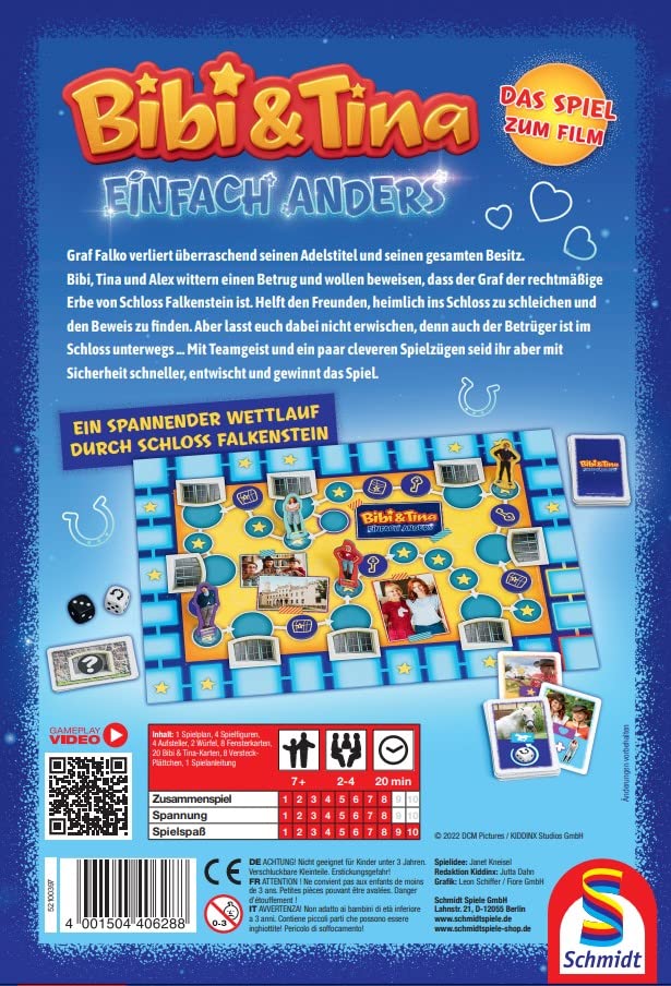 Schmidt Spiele 40628 Bibi & Tina, Einfach Anders, Das Spiel zum Film, Mehrfarbig, Medium - Image 2