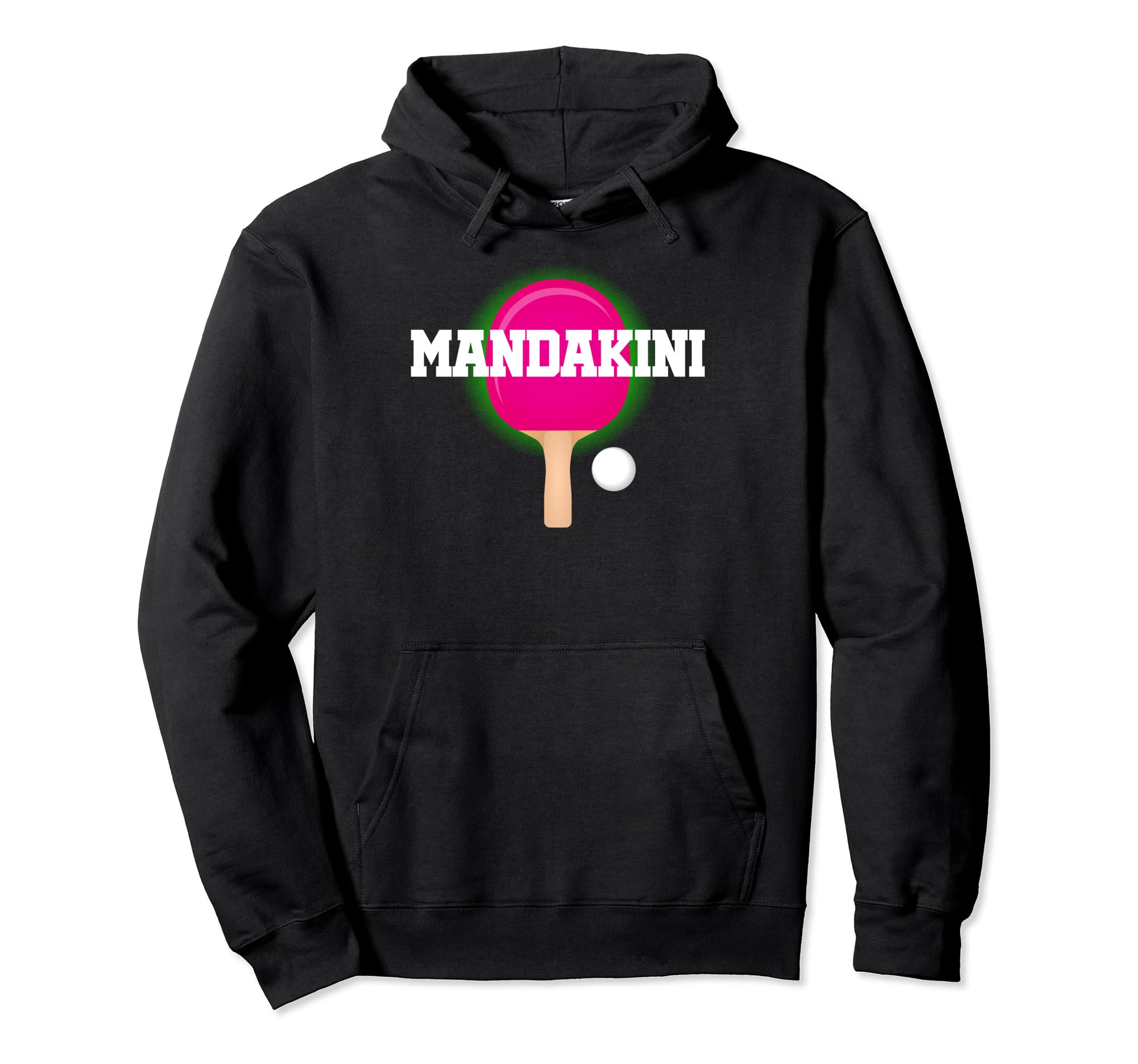 Mandakini Name Girls Table Tennis Ping Pong Game Racket Pullover Hoodie