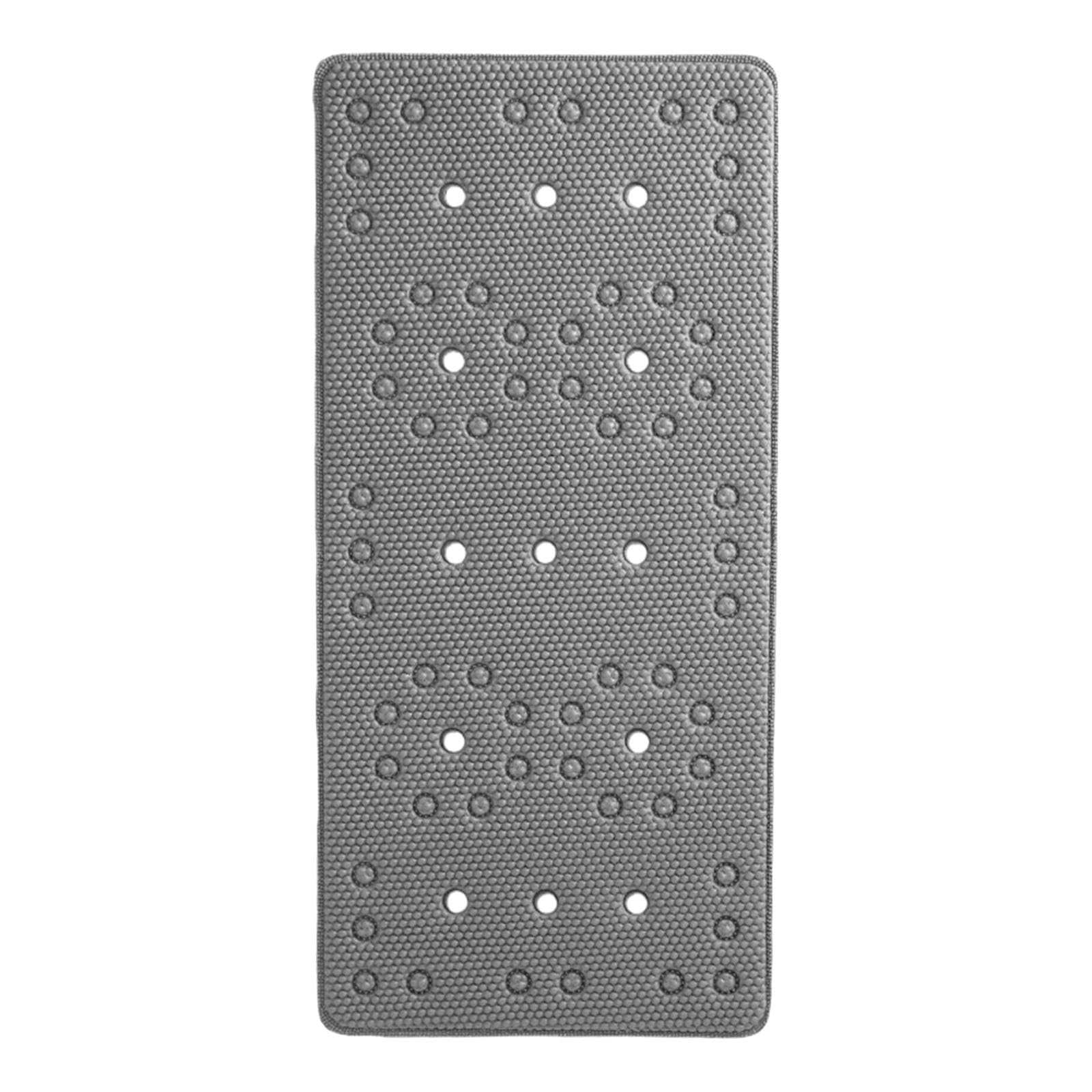 Hredyqw Extra Thick 14mm PVC Foam Bath Mat Strong Suction Cups For Slip Resistance And Pleasant Bathing