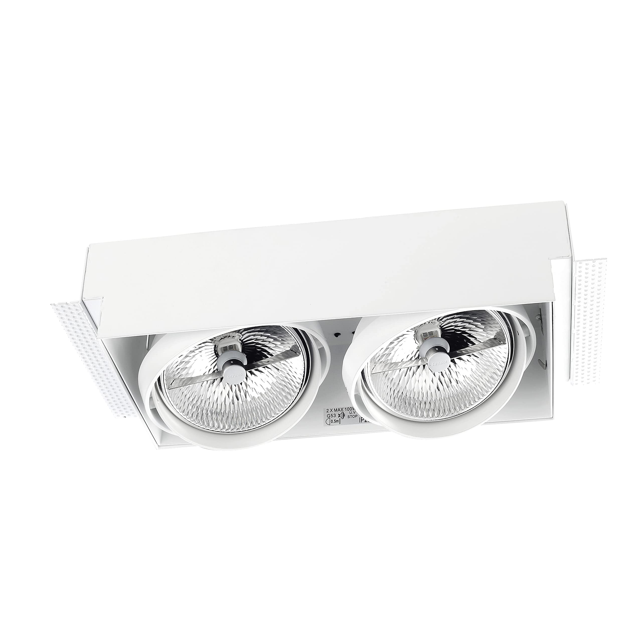 LEDS·C4 Downlight LED Multidirigible 100W, Iluminación Interior, Trimless 299mm, Ángulo 39.9º, Blanco, IP23, 978 Lúmenes, Eficiencia Energética, Diseño Moderno