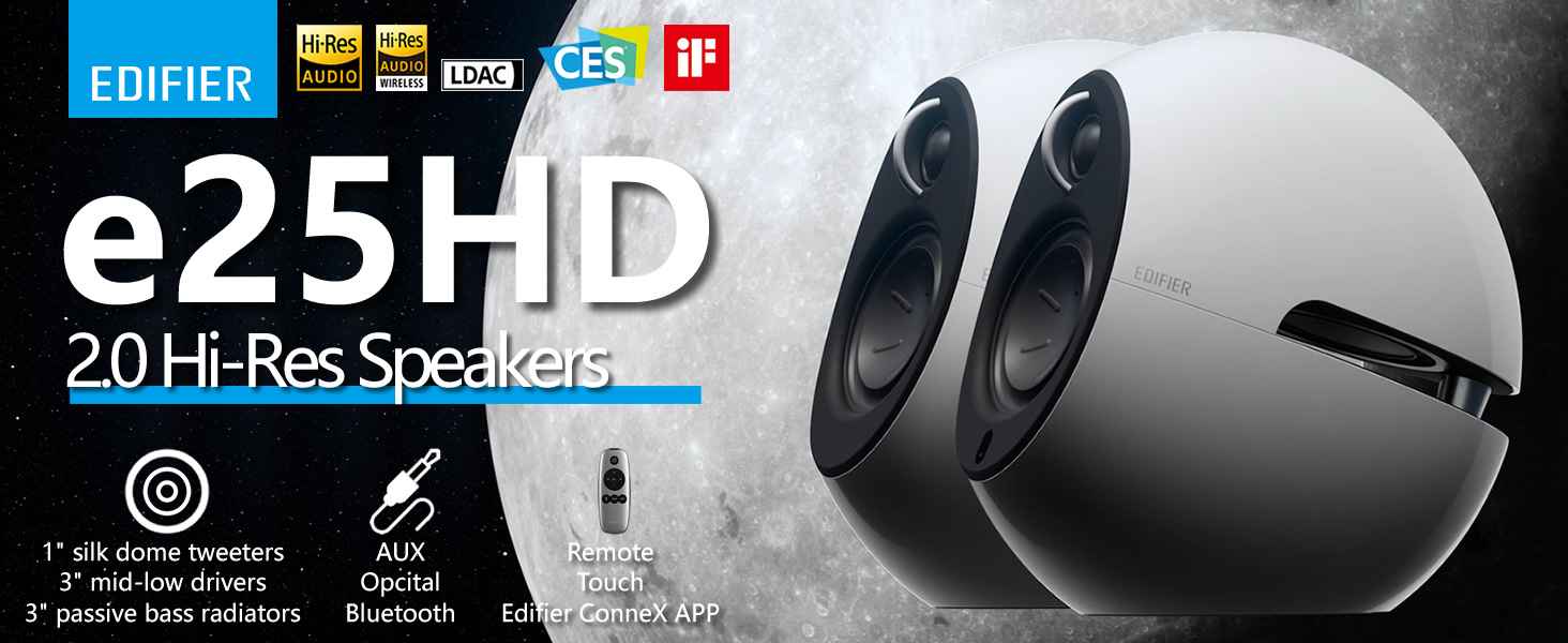Amazon.com: Edifier e25HD PC Speakers with Passive Bass Radiators