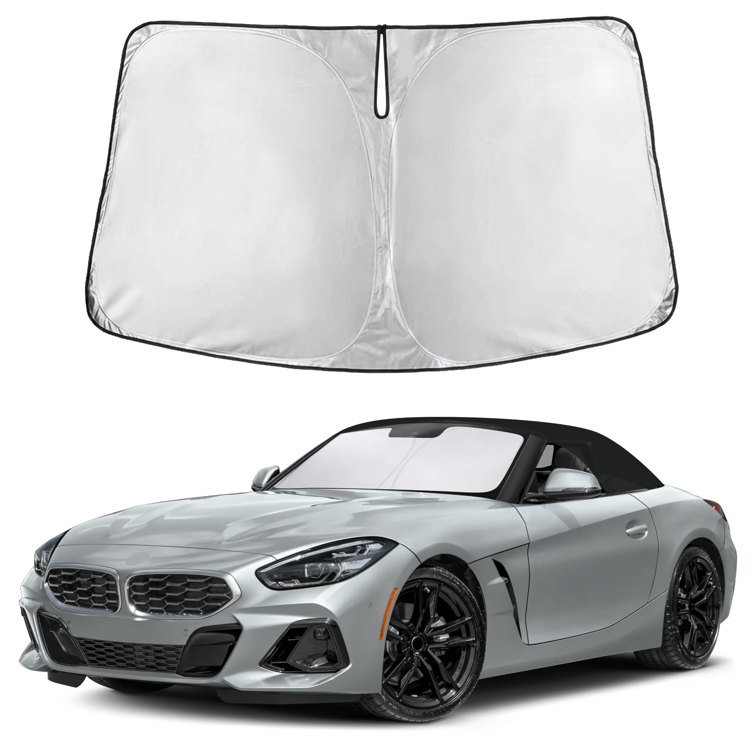 EcoNour Windshield Sunshade Compatible for BMW Z4 M2 M8 2003-2024 2025 2026