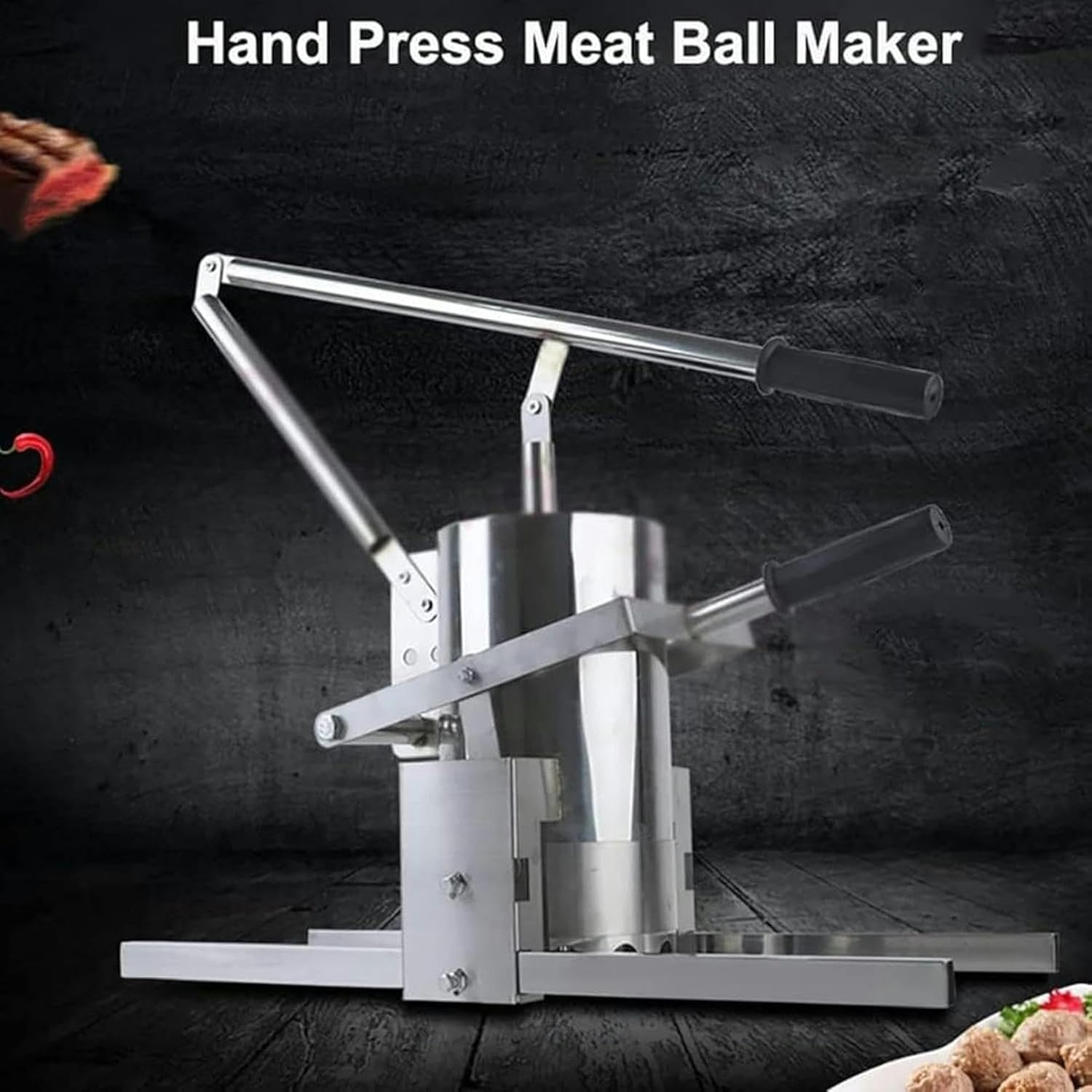Machine for Making Meatballs, Meatball Manual Forming Machine, Machine for Making Fish Balls with Glutinous Rice Balls