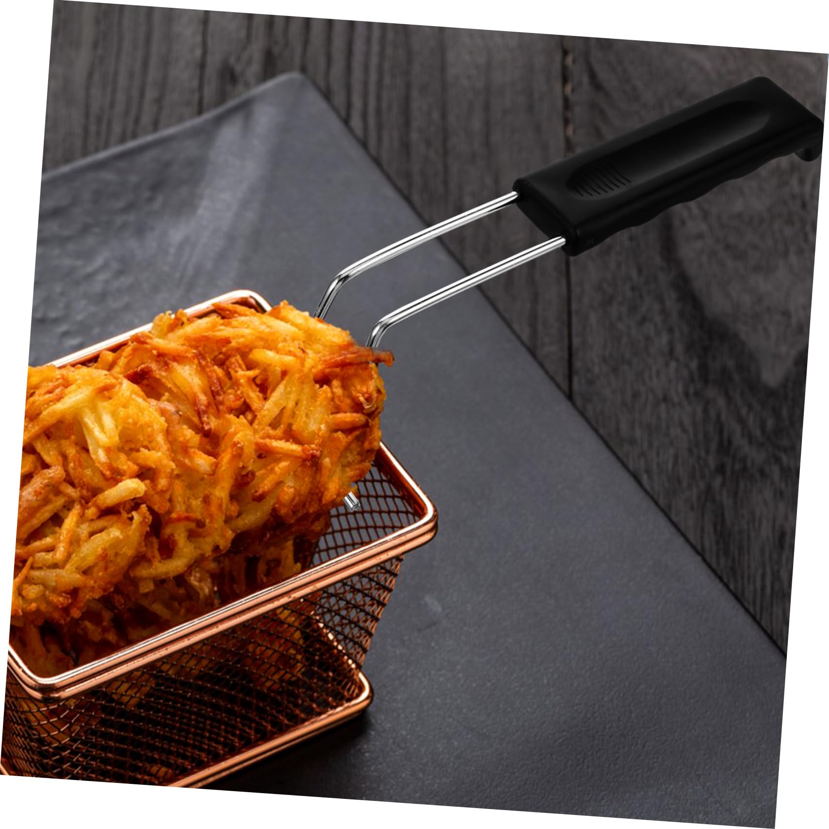 Alipis 3St Griff für den Omelettkorb Eierpfannengriff Frittierkorbgriff aus Edelstahl Austausch des Bratpfannengriffs Omelette-Ring-Griff Omelette-Ringgriff aus Edelstahl Rostfreier Stahl