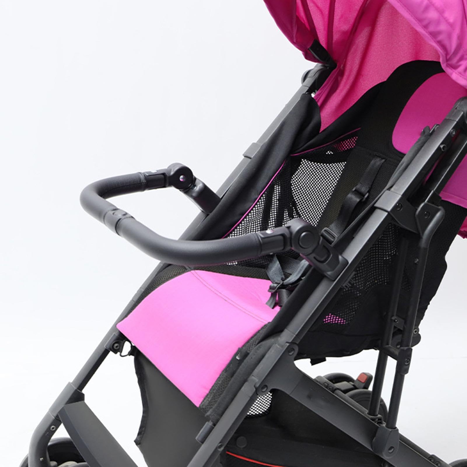 Kinderwagen-Armlehne, verstellbarer Winkel, Stoßstange für Kinderwagen, Lenker-Zubehör, Querstange für Kinderwagen, bequemer Kinderwagengriff, vielseitiges Kinderwagen-Zubehör