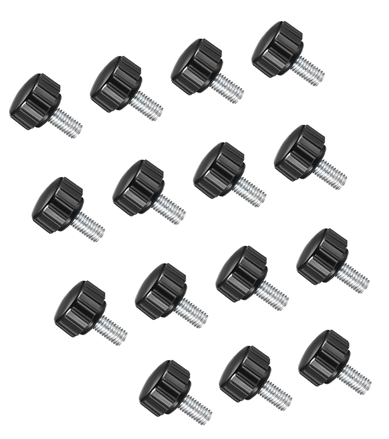 Boxonly Male Thread Knurled Clamping Knobs Grip Thumb Screw on Type for Saw Drill Press