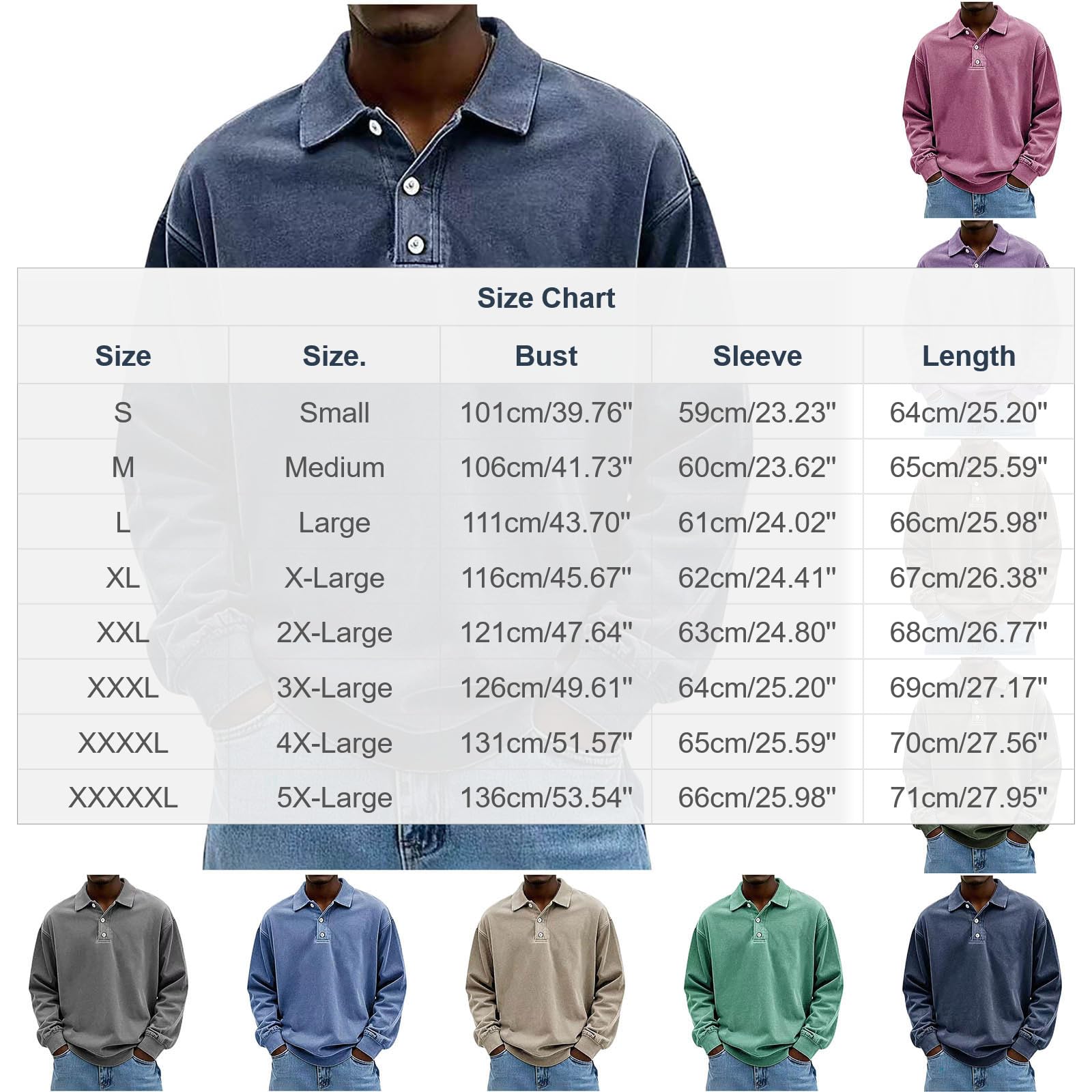 Polo Homme Manche Longue Habit Décontracté Polo Manche Longue Homme Classique Haut Mode Tee Shirt Basique Vêtements Classique Vetement Outdoor Habit Plage Haut Doux Vêtements en Plein Air Vetement