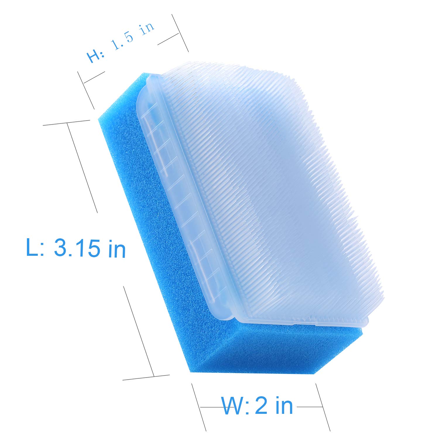 Cepillo sensorial – Depurador de baño reutilizable para bebé, paquete de 6 unidades.