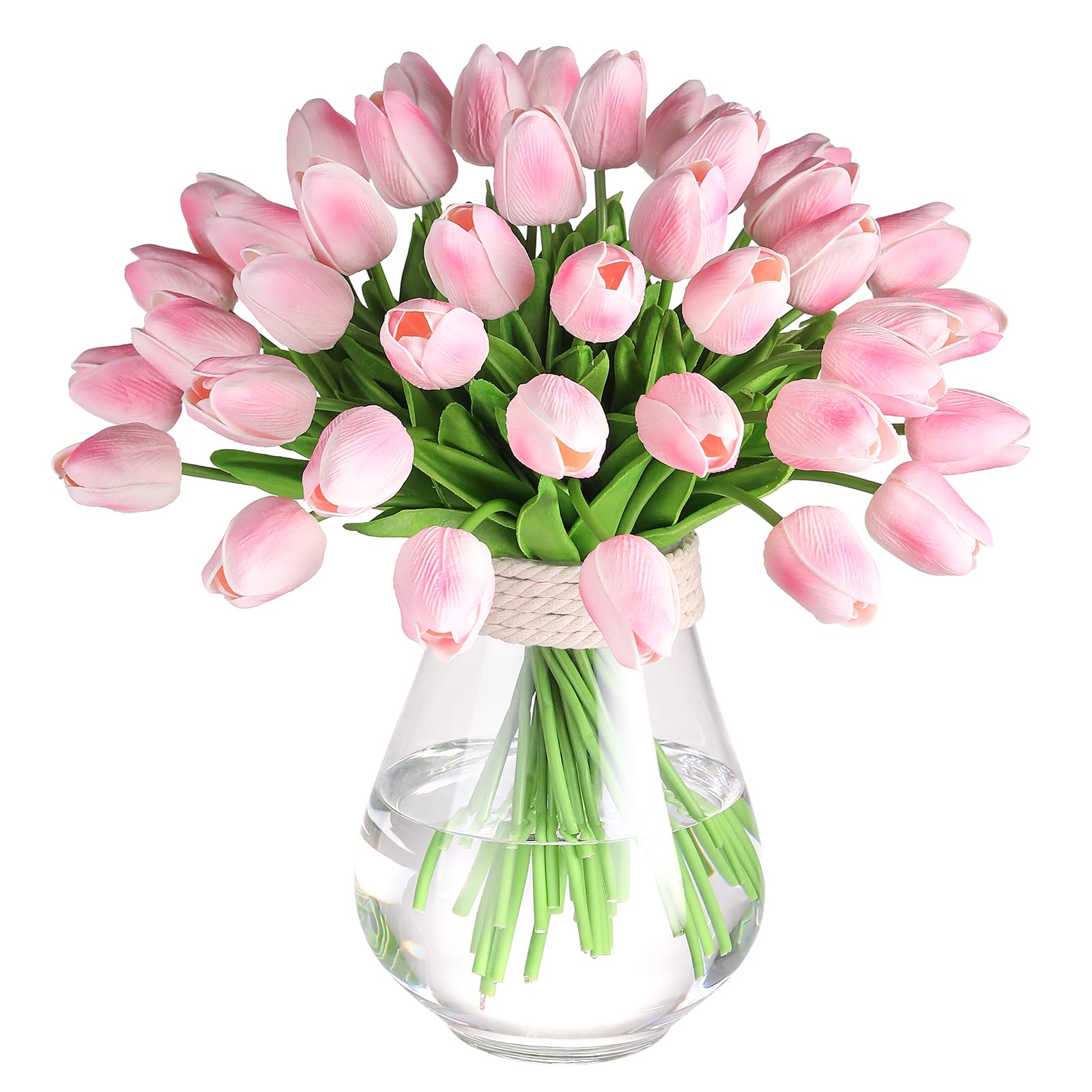 Deorok 30 Pcs PU Tulips
