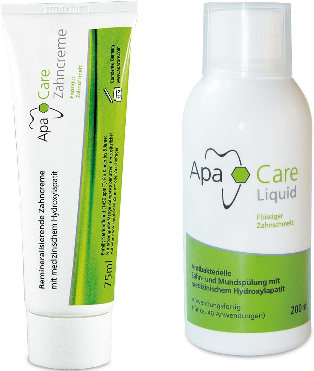 ApaCare Oral Care Set Mouthwash + Toothpaste
