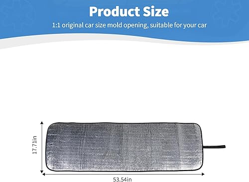 Vista 7 de RT-TCZ Parasol para parabrisas delantero para Jeep JL JLU 2018-Presente para Gladiator JT 2020-Presente Wrangler Gladiator 18+