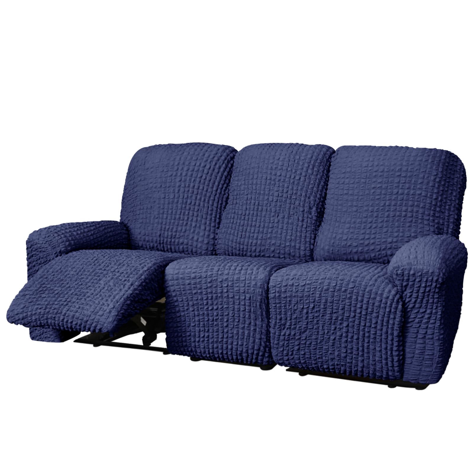 Funda de sillón reclinable protector de silla elástico lavable para salón 3 plazas