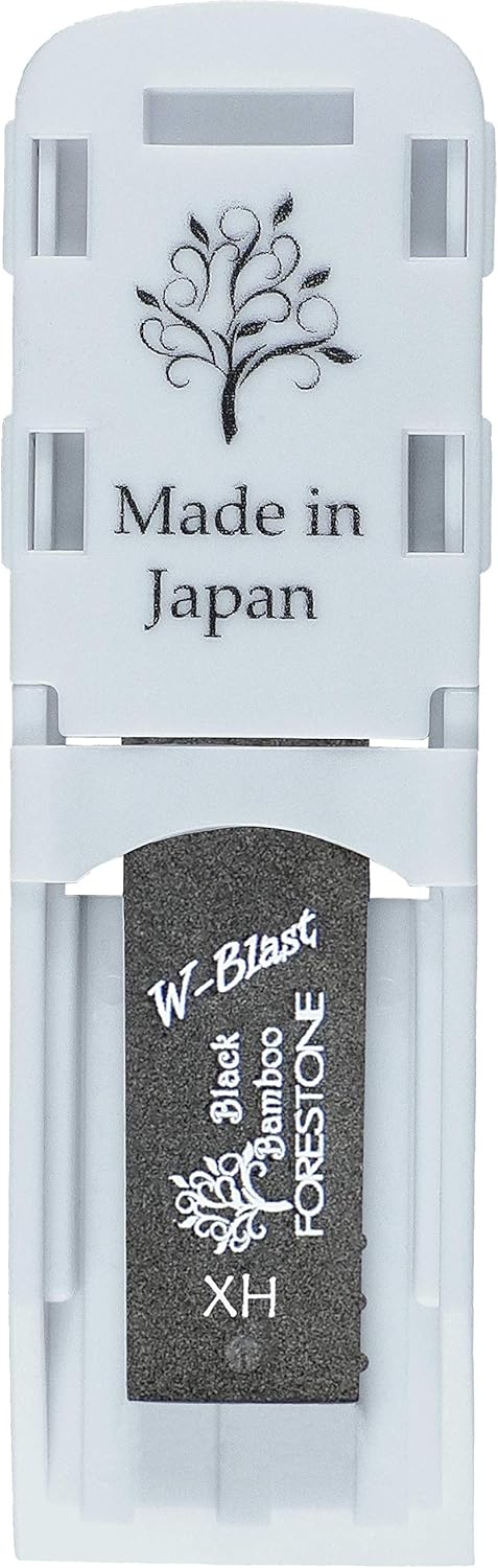 Forestone Black Bamboo W-Blast Synthetic Clarinet Saxophone Reed with Bamboo Fiber and Carbon Blend, French Filed Cut with Dark, Classical Sound Profile - Long-Lasting - Made in Japan