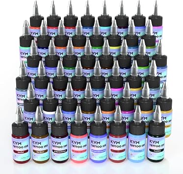 KVM 48-Color 15mL0.5 oz/Bottle Tattoo Ink SetMultiple Colors Available