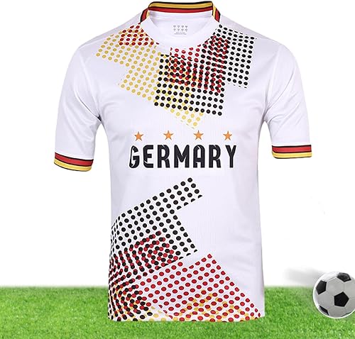 Soccer Jerseys for Men - Football Short Sleeve,Cooling, Breathable, Comfort Soccer Fans Sports Shirt Tops for Football Events Generic