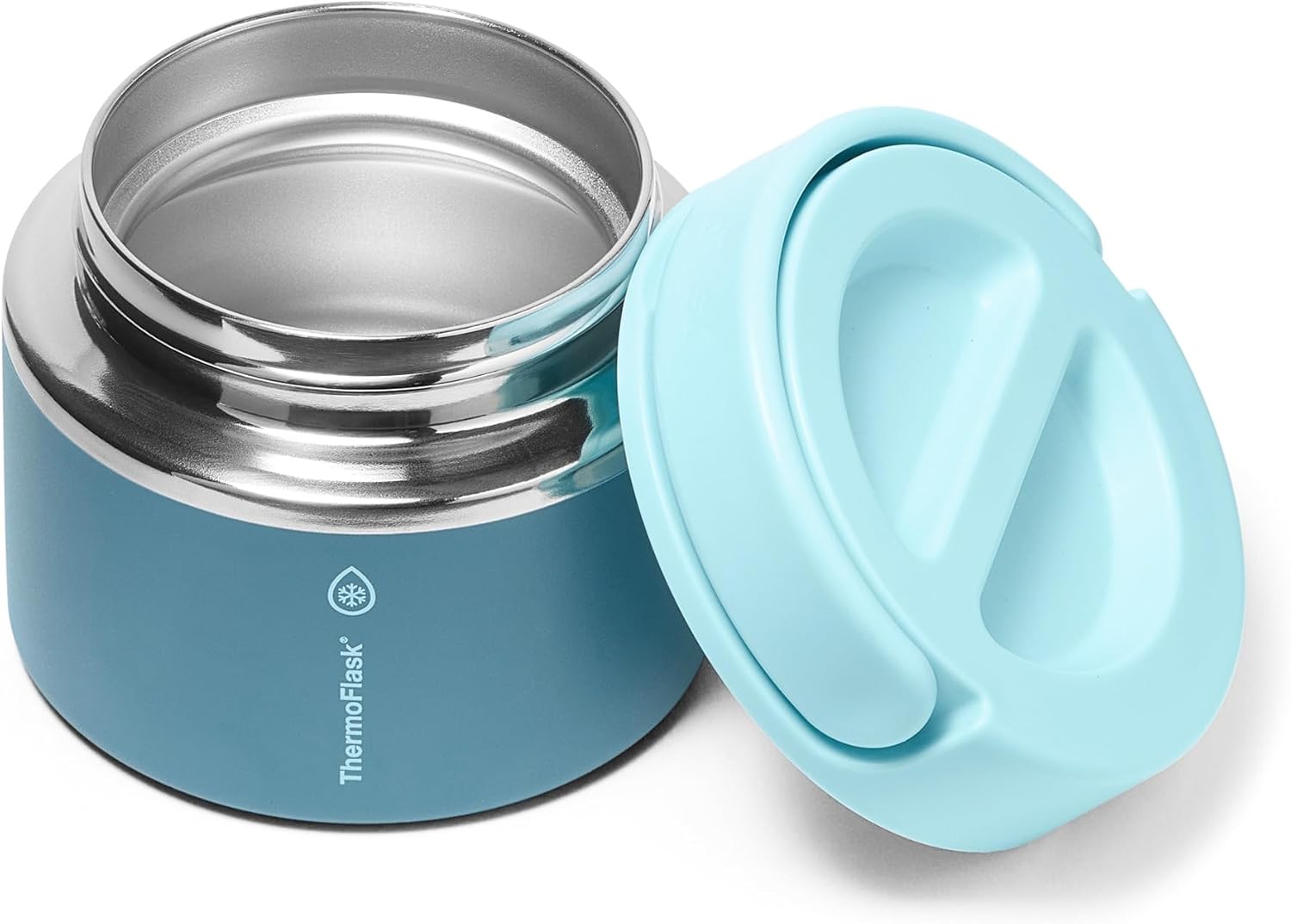 ThermoFlask 12 oz Double Wall Insulated Food Jar, Ocean Mist - Image 3