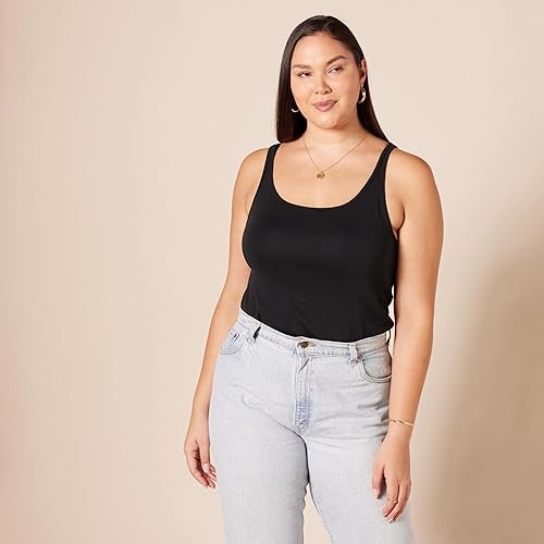 Miniatura 7 de Tienda Essentials - Camiseta sin mangas de tirantes ajustada para mujer