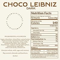 Vista 3 de Bahlsen Choco Leibniz Dark Cookies (3 cajas) - Galletas de mantequilla Leibniz cubiertas con una gruesa capa de chocolate alemán - Cajas de 4.4 oz