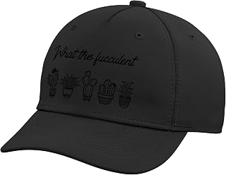Succulent Pun Gifts Idea Cactus Garden - What The Fucculent Adjustable Baseball Hat