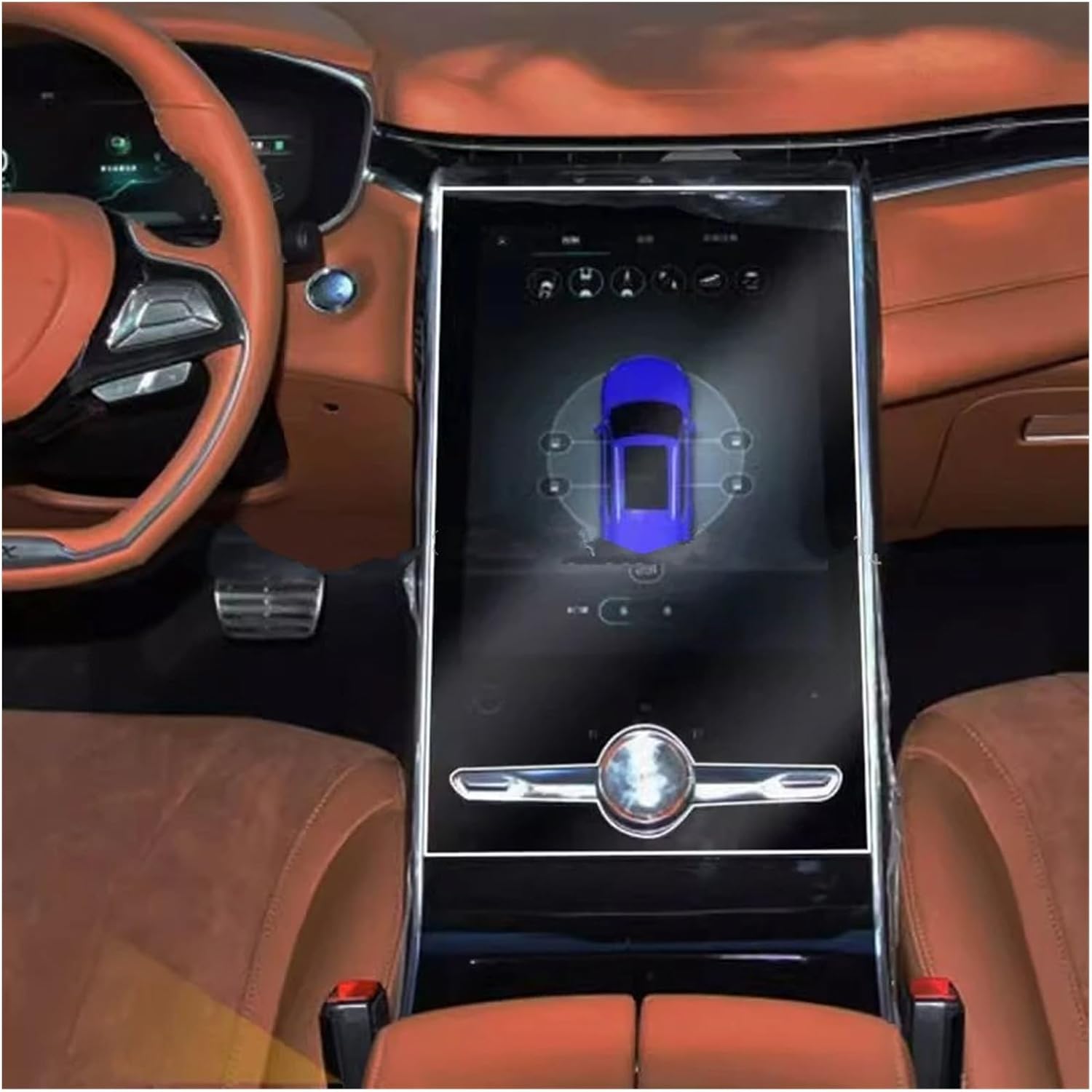 カーナビゲーションフィルム MG用 マーベル用 R用 電気用 2021 2022 TPU保護フィルム 19.4インチ カーインフォテ