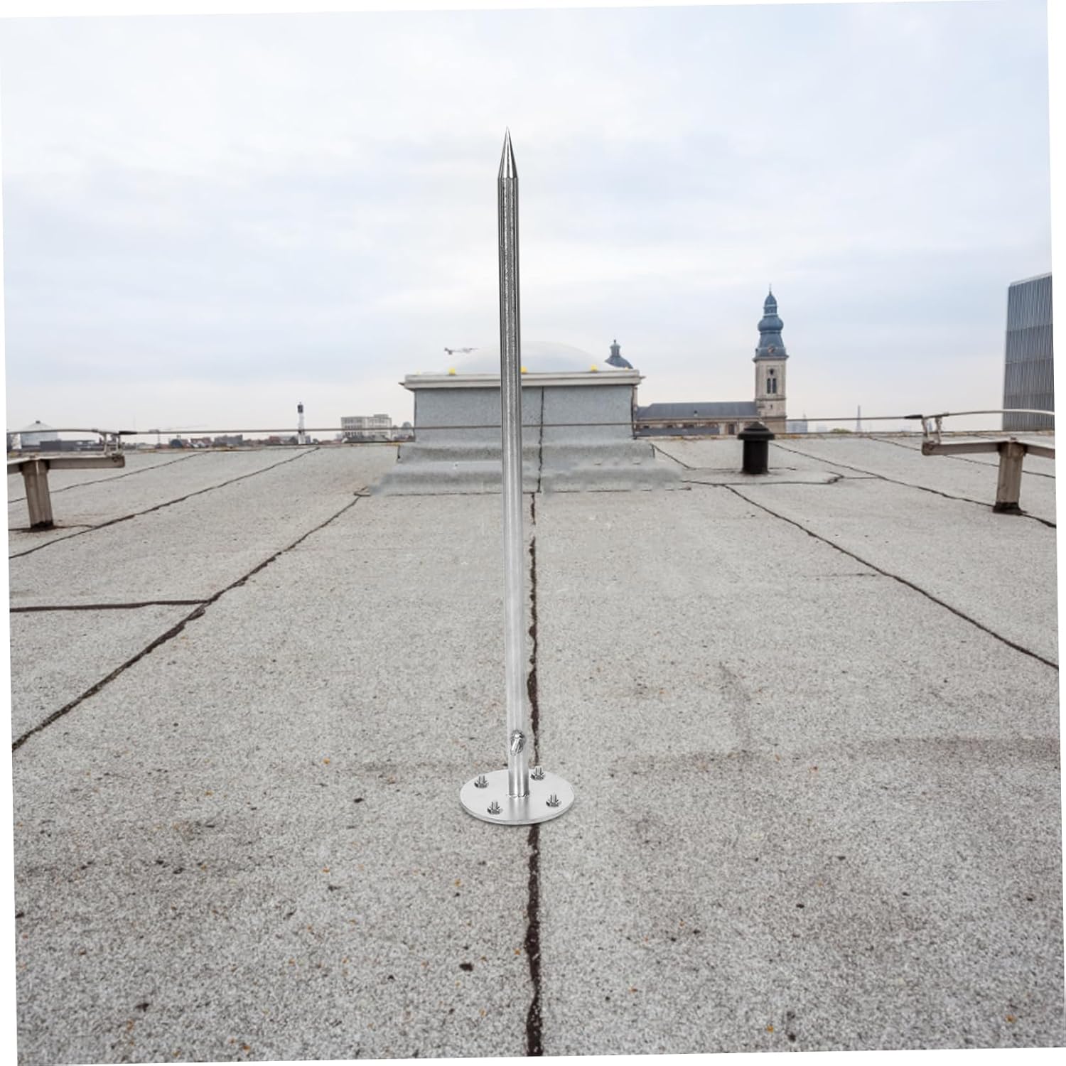 Stainless Steel Protection for Roofs and Gardens Outdoor Safety for House Towers and Tanks Easy Installation Thunderstorm Defense