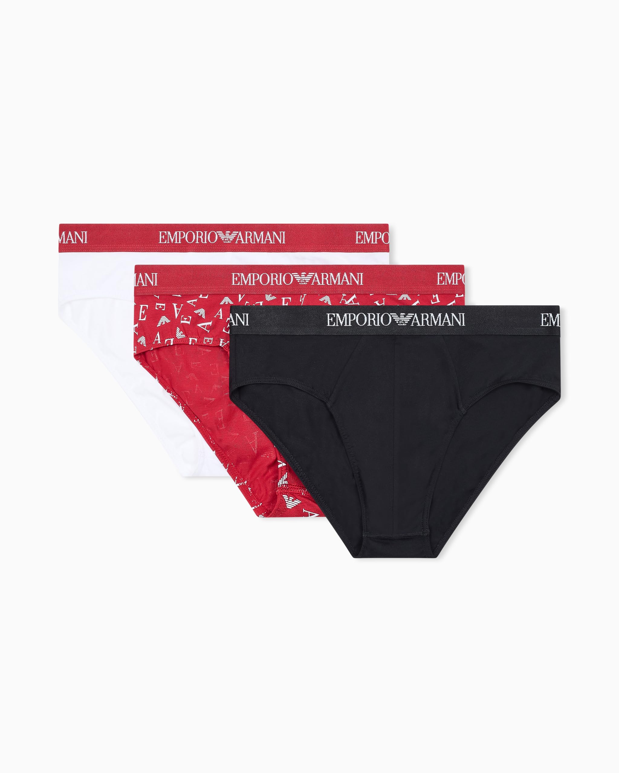 EMPORIO ARMANI Man Pure Cotton 3-Pack Brief White M