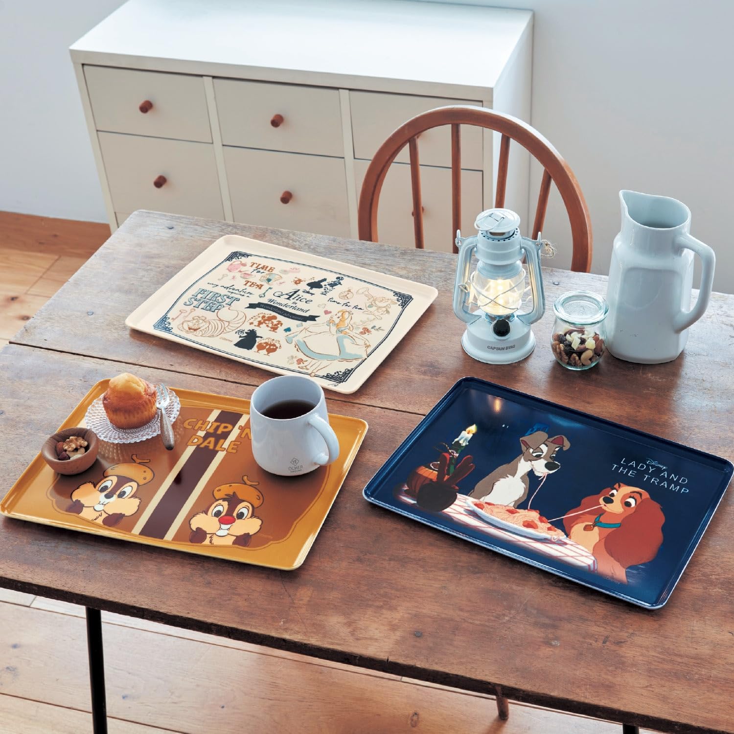 Amazon | [ベルメゾン] ディズニー トレイ スリップ防止加工