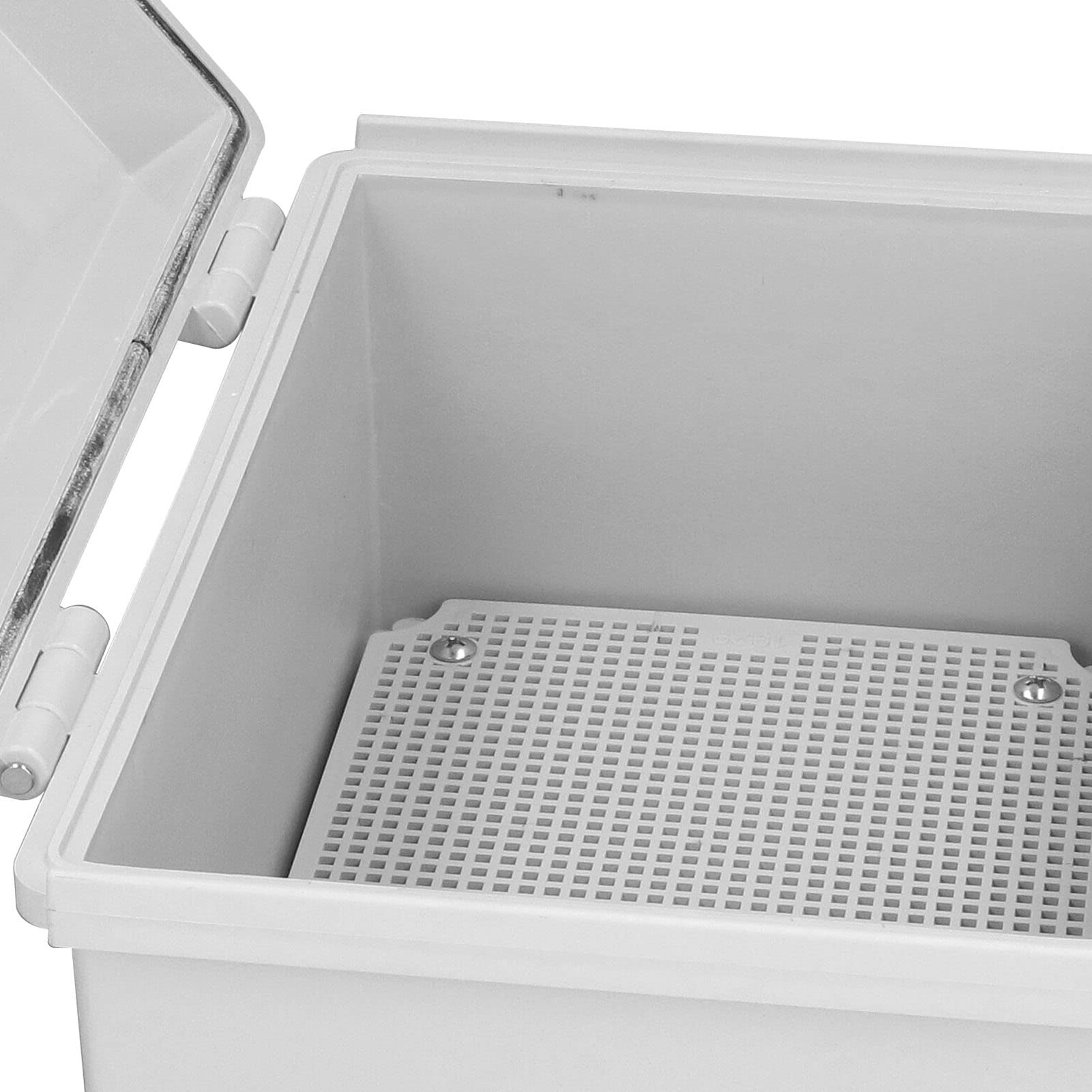 Scatola Elettrica Impermeabile Custodia per Elettronica Esterna in ABS 190 X 290 X 140 Mm Custodia di Giunzione Grigia IP67 per Progetti di Cablaggio Fai-da-te Utilizzo del Coperchio della