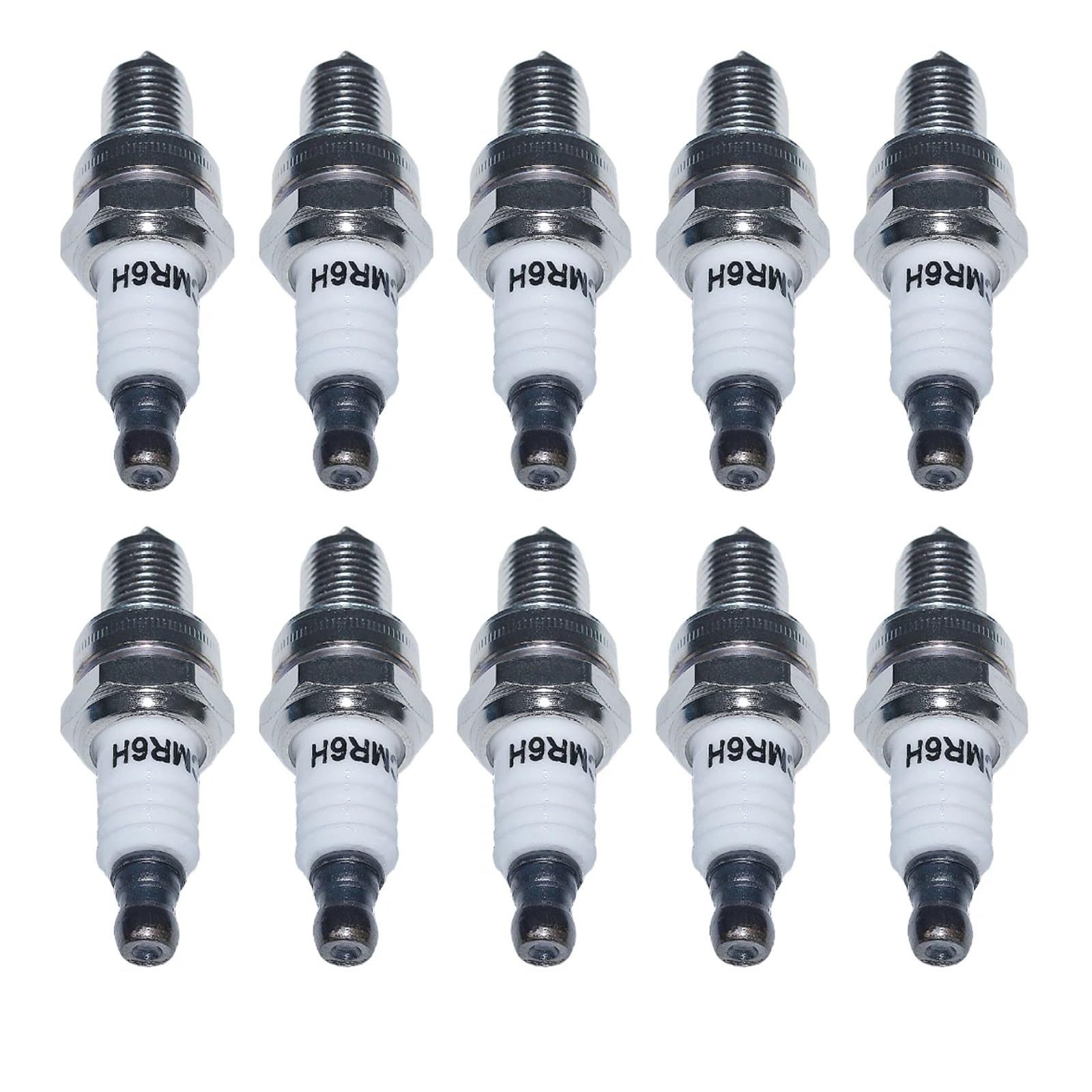 Bougies d'allumage CMR6H tondeuse à gazon lot de 10 pièces de rechange pour FS110R 3365