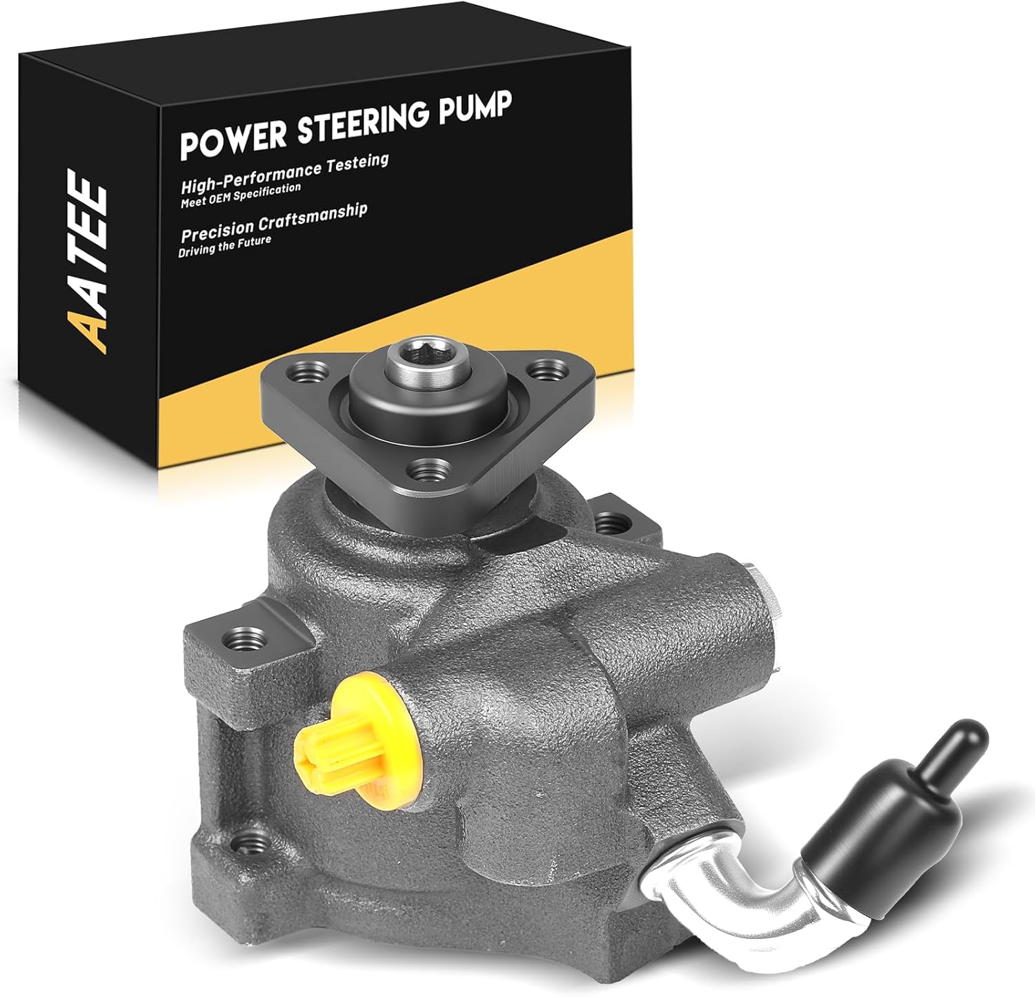 AATEE Power Steering Pump for:-Ford Explorer 1997-2005, Ranger 2001-2011, Explorer Sport 2001-2003 for:-Mercury Mountaineer 1998-2005 4.0L V6 Replace# 20-279 20279 7120112 1L2Z3A674EBRM 4L2Z3A674BA