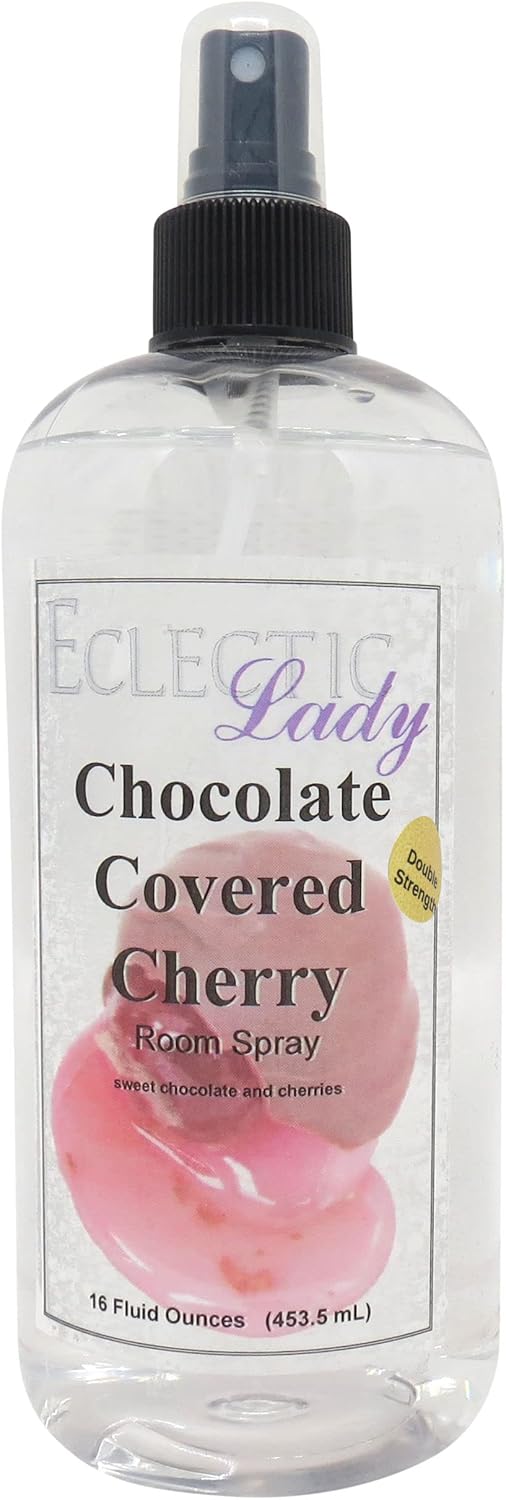 Chocolate Covered Cherry Room Spray (Double Strength), 16 Ounces, No Artificial Colors, Parabens, or Preservatives - Fragrant Aromatic Room Mist For Home, Room, Office