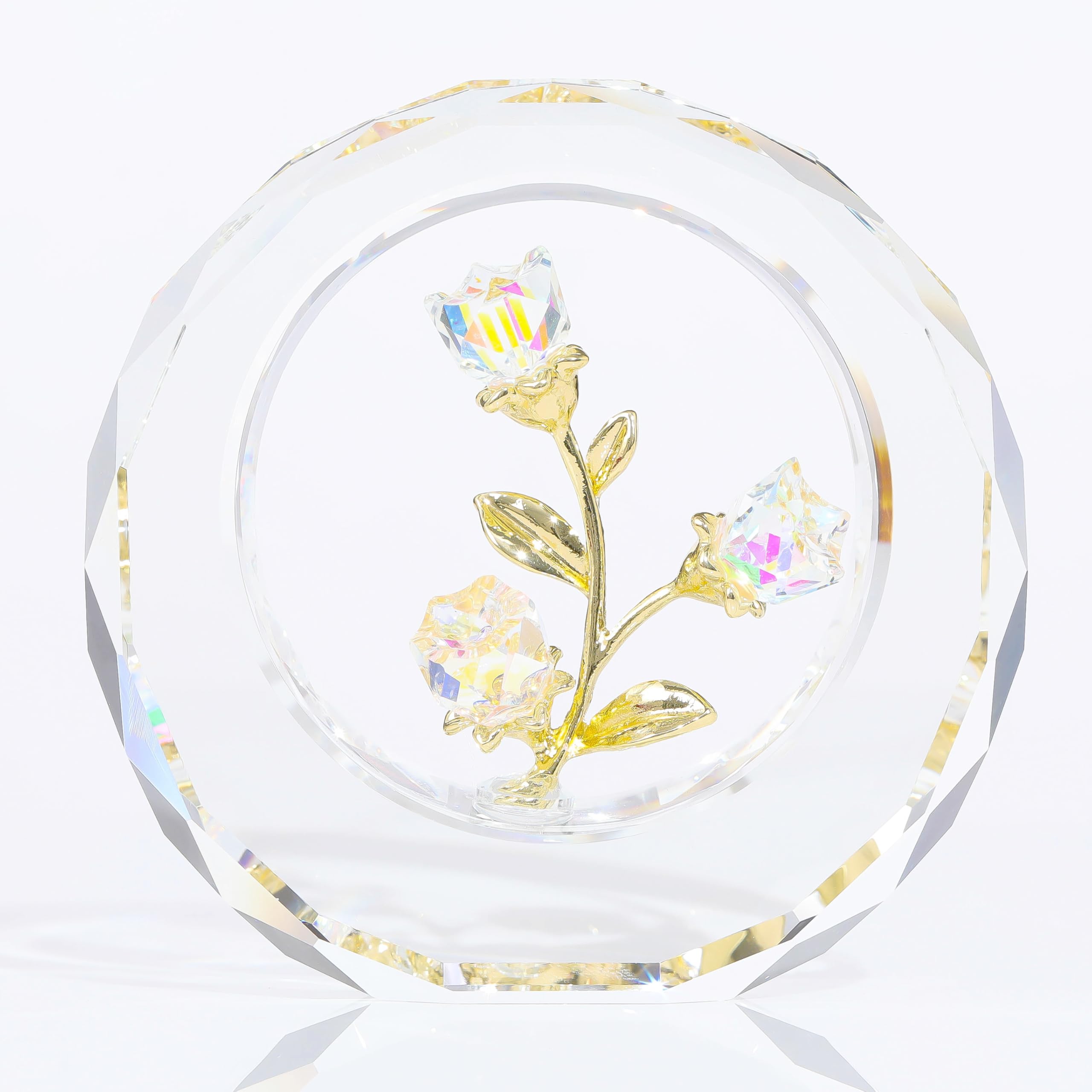 Rose en cristal cadeau romantique idéal pour épouse et petite amie