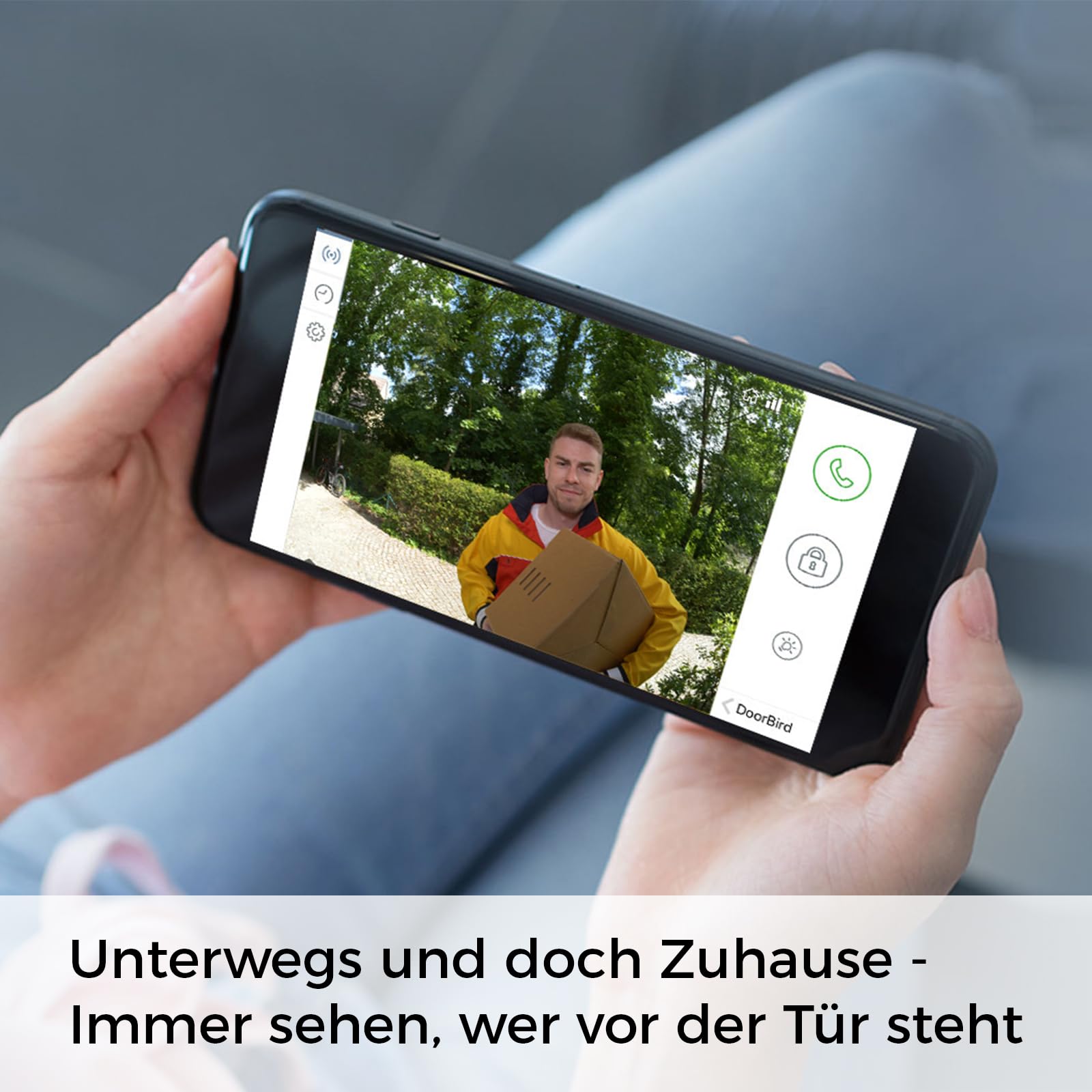 DoorBird D1102V Aufputz IP Video Türstation für 2 Wohn-/Gewerbeeinheiten, Edelstahl V2A | Video-Türsprechanlage mit 1 Ruftaste, WLAN, Bluetooth, HD-Video, Bewegungssensor