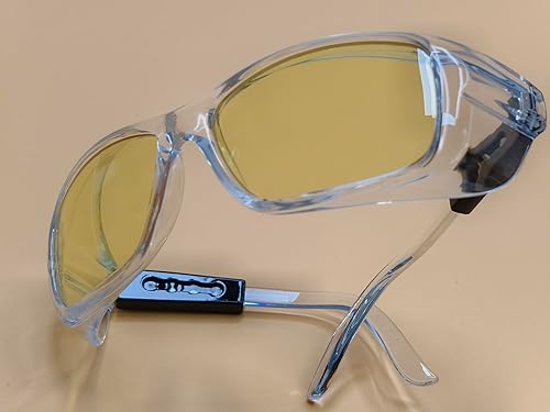 Miniatura 71 de Gafas de seguridad con certificación ANSI Z87.1, gafas protectoras antivaho e inastillables, gafas de seguridad ligeras para construcción, Negro