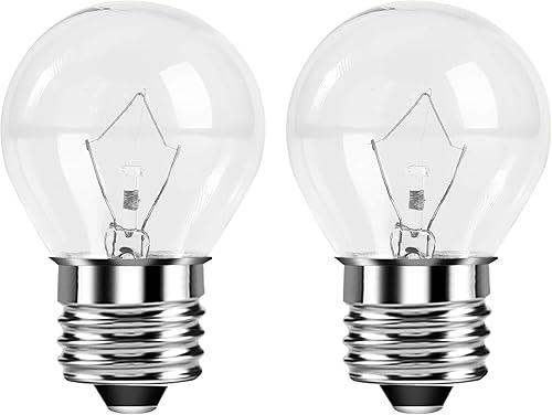 Bombilla de repuesto para horno de electrodomésticos de 40 W para refrigerador, estufa, microondas, resistente a altas temperaturas, A15,