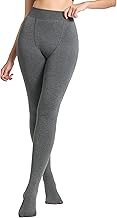 LABELLA Wool Blend Fleece Lined Tights for Women, Warm Slimming Winter Tights for Curvy Figures