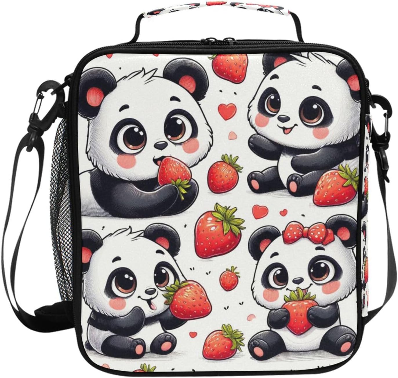 ALAZA Cowboy Boots Lunch Box Insulated Lunch Bag Girls Lunch Cooler Bag Tote Freezable Shoulder Strap Lunchbox Thermal Meal Tote Kit for Girls School Picnic