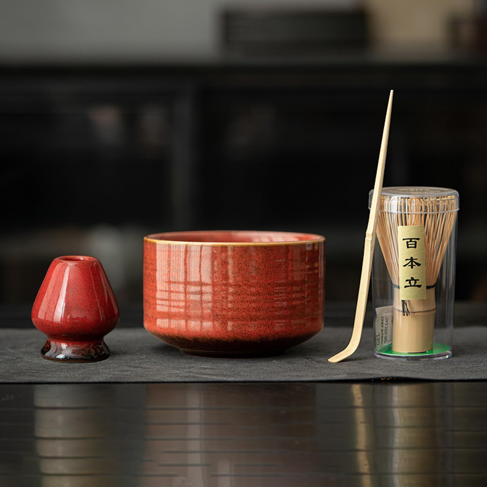 茶道具セット 　お点前セット Amazon｜JIKANNOYA 茶道具 セット 抹茶セット お点前セット 4点セット
