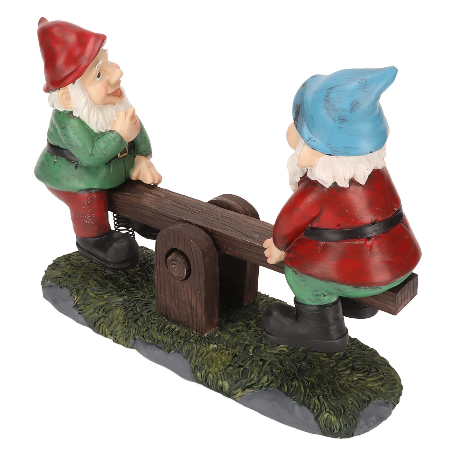 Juego de estatuas de gnomo de jardín de resina para decoración del hogar, cocina, jardín, patio, 1 unidad, enanos impermeables