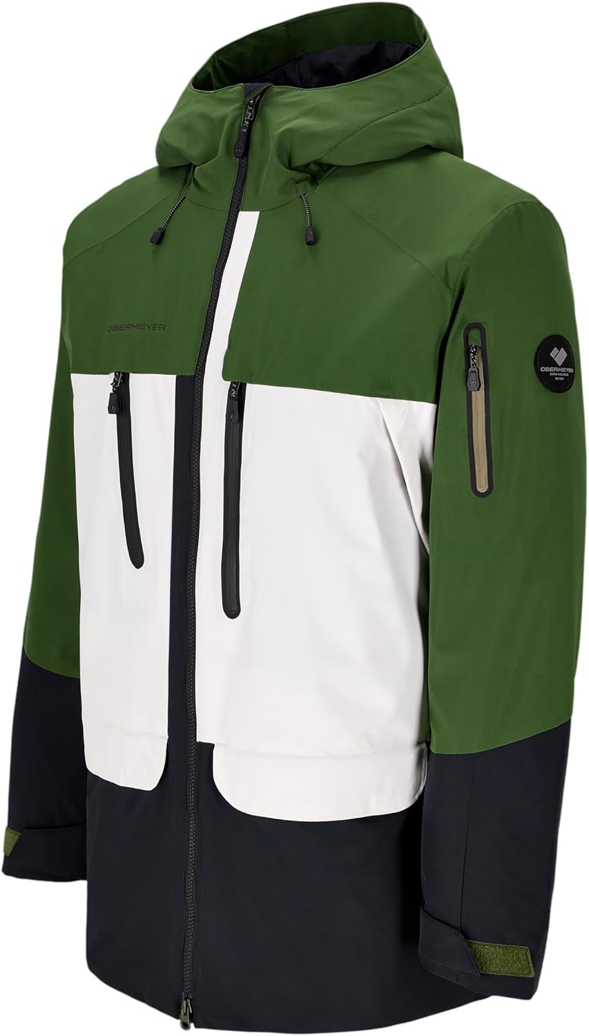 Obermeyer Mens Cirque Ski Jacket, Waterproof Breathable 2-way Stretch Fabric