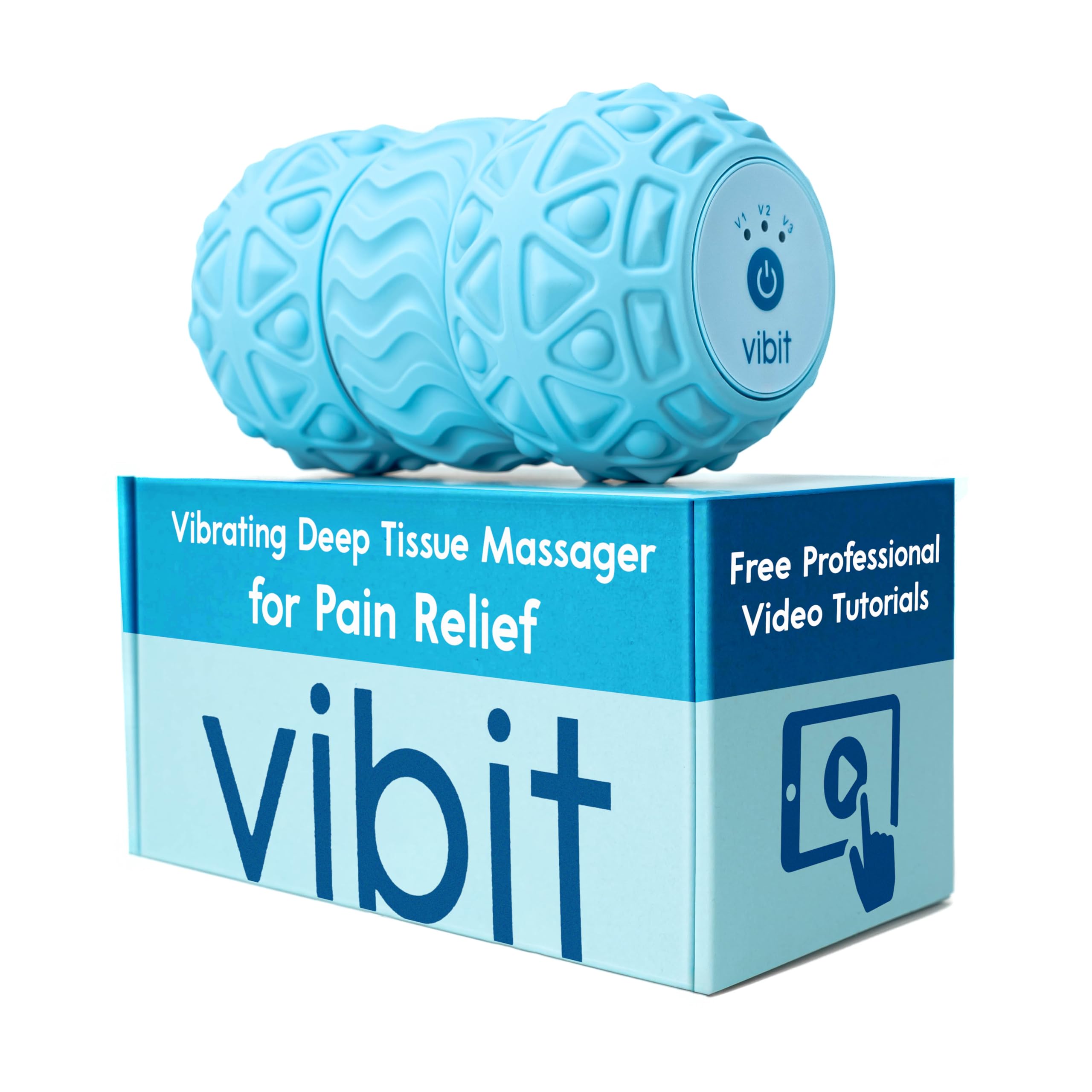 vibrating massage roller - vibit roll Vibromasseur Coco | 10 modes différents | Puissante main image 1