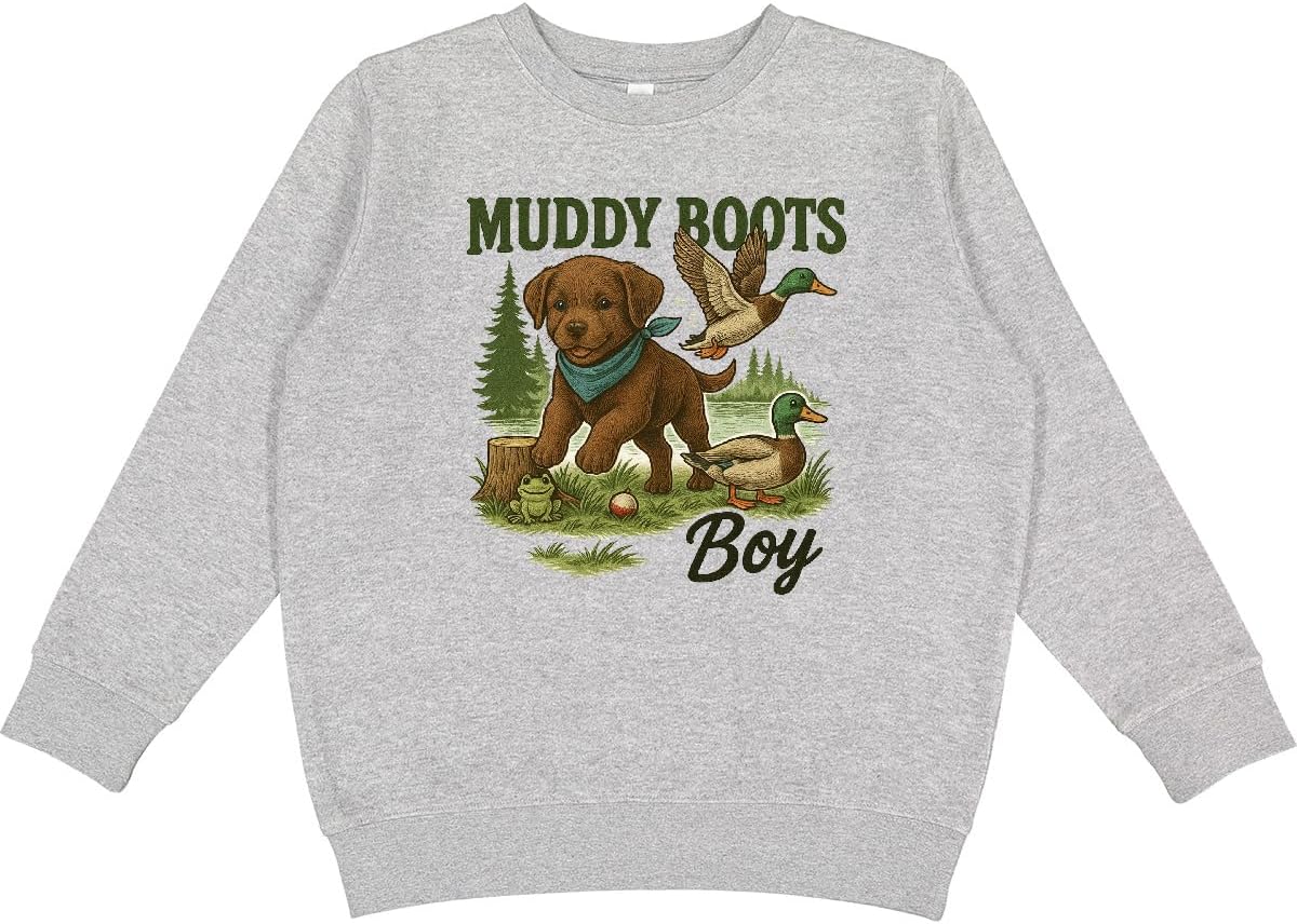 inktastic Duck Hunting Boy Youth Sweatshirt