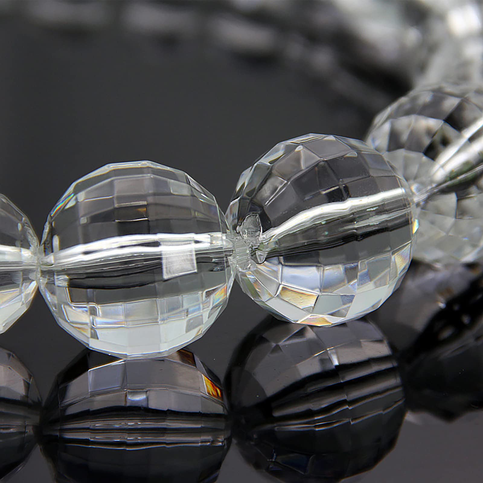 ESNY Collares para Mujer Collar Collar Declaración Chunky Joyería De Moda Regalos Acrílico Bola De Cristal Bola De Cristal Exagerado Accesorio Corto Collar Transparent