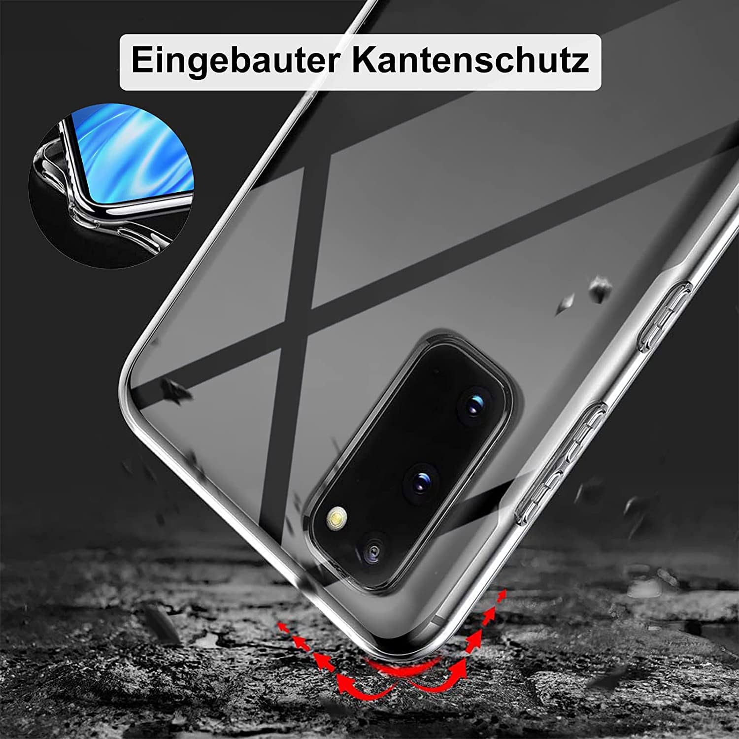 Cover Per Doogee Note 58 + 2 Pezzi Vetro Temperato – Custodia Morbida In Silicone Nero, Antigraffio, Bordo Rialzato, TPU Leggero, KJYFOANI