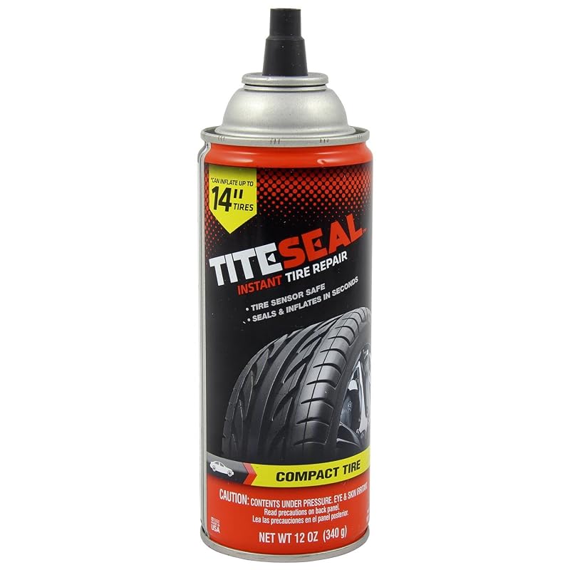 Selante e Inflador Instantâneo para Pneus TITESEAL M1114/6-6PK, 360 mL, Pacote com 6