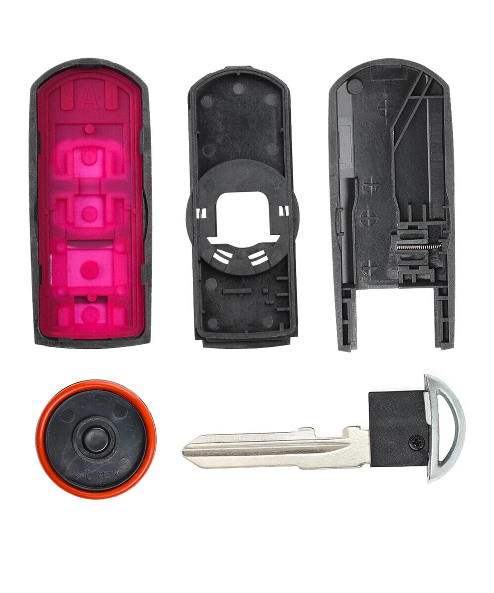 Carcasa de repuesto para llave de mando a distancia inteligente para Mazda CX5 Mazda CX9 2015-2020