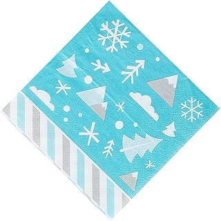 Winter Animals Beverage Napkins - 16 Pieces